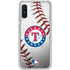 MLB Texas Rangers Game Ball Galaxy A10e Clear Case