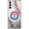 MLB Texas Rangers Game Ball Galaxy A14 5G Clear Case
