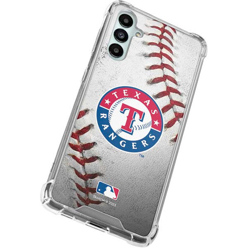 MLB Texas Rangers Game Ball Galaxy A15 5G Clear Case