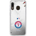 MLB Texas Rangers Game Ball Galaxy A20 Clear Case