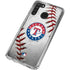 MLB Texas Rangers Game Ball Galaxy A21 Clear Case