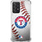 MLB Texas Rangers Game Ball Galaxy A52 5G Clear Case