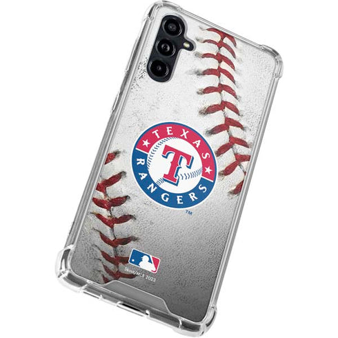 MLB Texas Rangers Game Ball Galaxy A54 5G Clear Case
