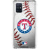 MLB Texas Rangers Game Ball Galaxy A71 5G Clear Case