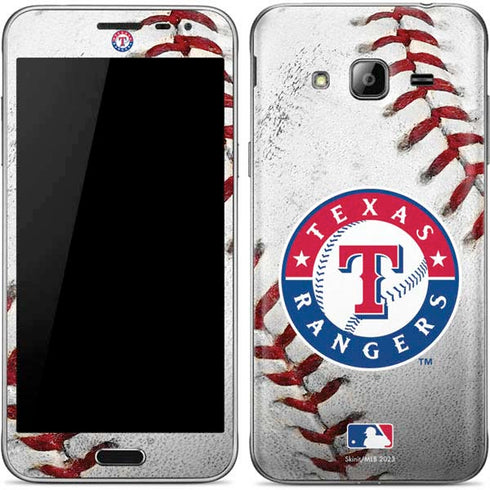 MLB Texas Rangers Game Ball Galaxy J3 Skin