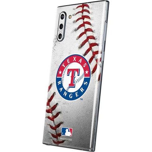 MLB Texas Rangers Game Ball Galaxy Note 10 Skin