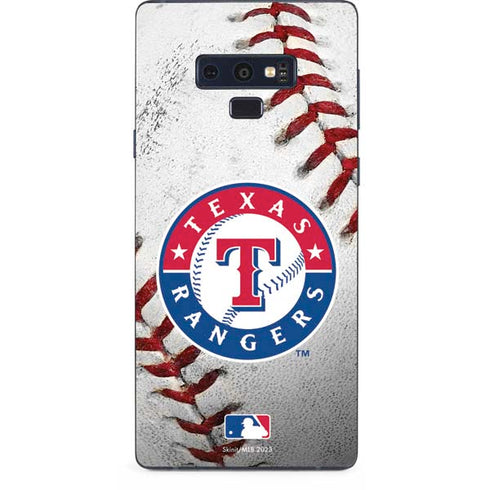 MLB Texas Rangers Game Ball Galaxy Note 9 Skin