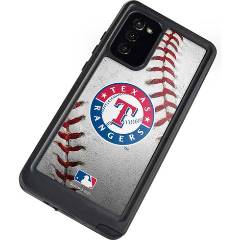MLB Texas Rangers Game Ball Galaxy Note20 5G Waterproof Case