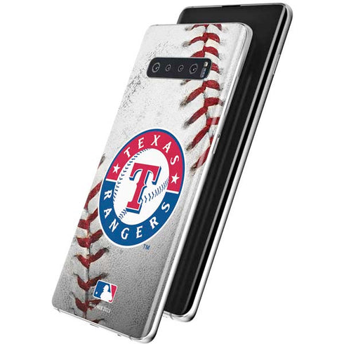 MLB Texas Rangers Game Ball Galaxy S10 Plus Skin