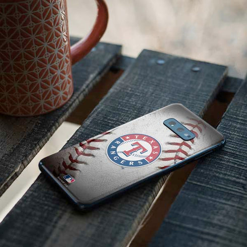 MLB Texas Rangers Game Ball Galaxy S10e Skin