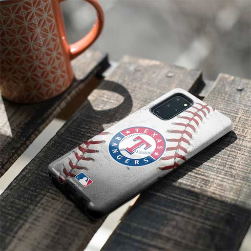 MLB Texas Rangers Game Ball Galaxy S20 Plus Pro Case