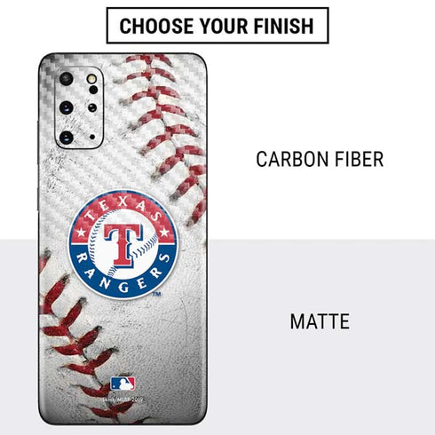 MLB Texas Rangers Game Ball Galaxy S20 Plus Skin