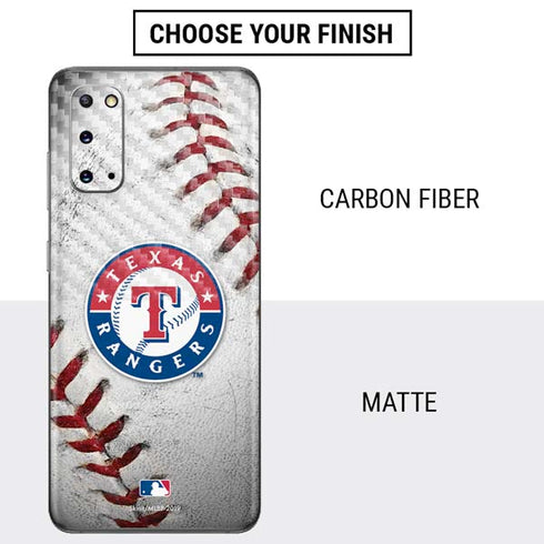 MLB Texas Rangers Game Ball Galaxy S20 Skin