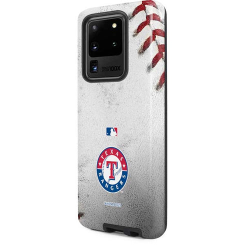 MLB Texas Rangers Game Ball Galaxy S20 Ultra 5G Pro Case