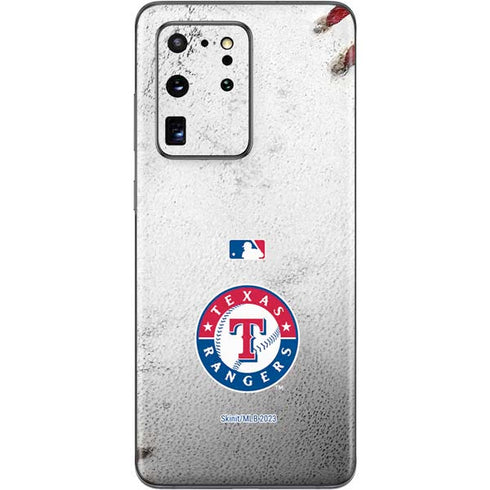 MLB Texas Rangers Game Ball Galaxy S20 Ultra 5G Skin