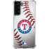 MLB Texas Rangers Game Ball Galaxy S21 FE Clear Case