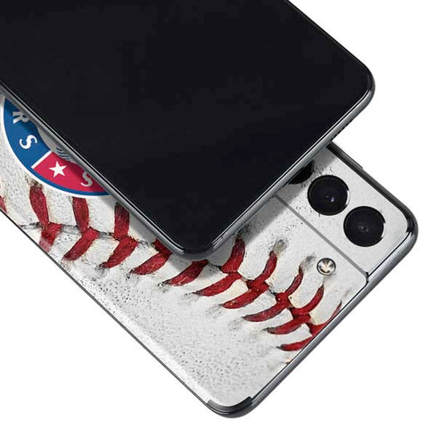 MLB Texas Rangers Game Ball Galaxy S21 Plus 5G Skin