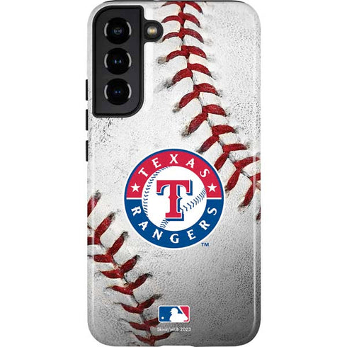 MLB Texas Rangers Game Ball Galaxy S22 Plus Pro Case