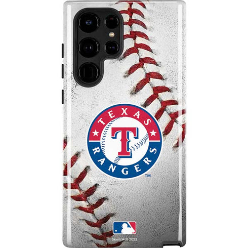 MLB Texas Rangers Game Ball Galaxy S22 Ultra Pro Case