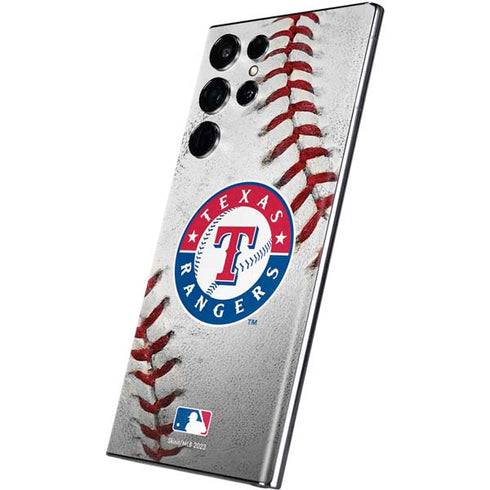 MLB Texas Rangers Game Ball Galaxy S22 Ultra Skin