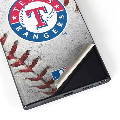 MLB Texas Rangers Game Ball Galaxy S22 Ultra Skin