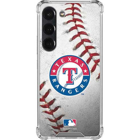 MLB Texas Rangers Game Ball Galaxy S23 Clear Case