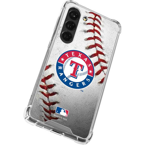 MLB Texas Rangers Game Ball Galaxy S23 Clear Case