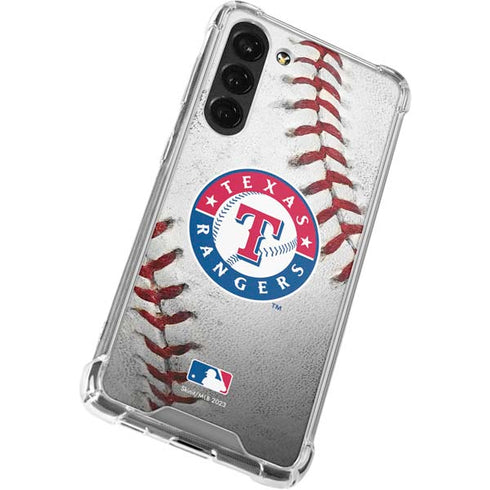 MLB Texas Rangers Game Ball Galaxy S23 Plus Clear Case