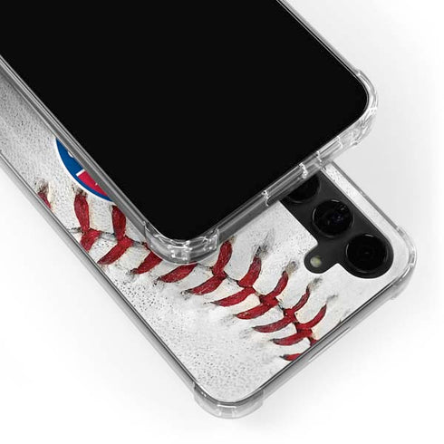 MLB Texas Rangers Game Ball Galaxy S24 Plus Clear Case