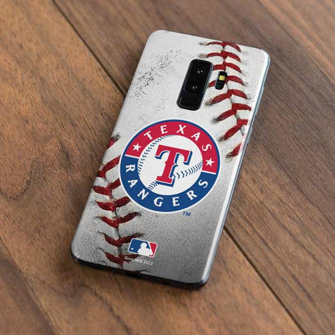 MLB Texas Rangers Game Ball Galaxy S9 Plus Skin