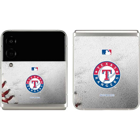MLB Texas Rangers Game Ball Galaxy Z Flip3 5G Skin