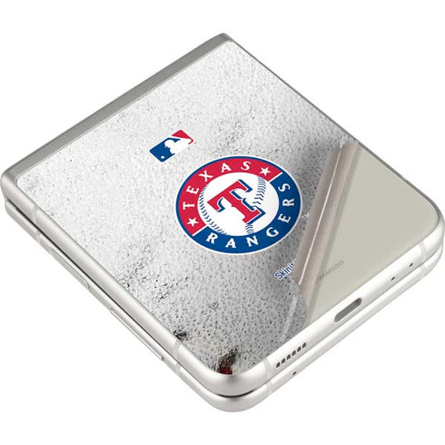 MLB Texas Rangers Game Ball Galaxy Z Flip3 5G Skin