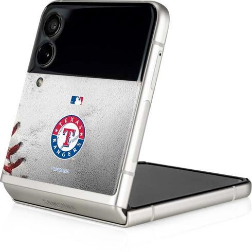 MLB Texas Rangers Game Ball Galaxy Z Flip4 5G Skin