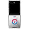 MLB Texas Rangers Game Ball Galaxy Z Flip5 5G Clear Case