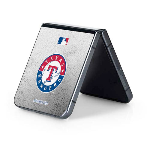 MLB Texas Rangers Game Ball Galaxy Z Flip5 5G Skin