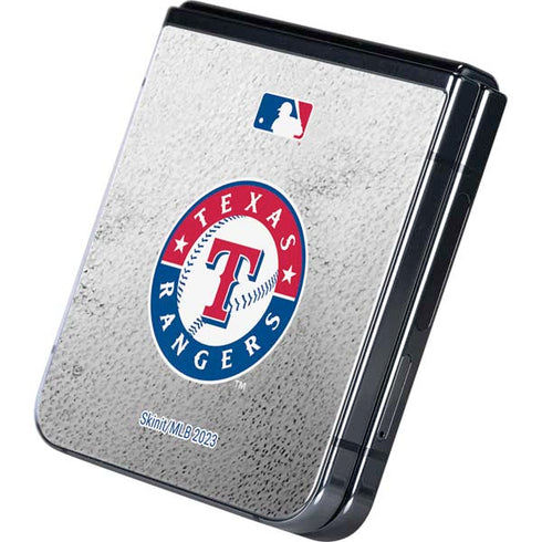 MLB Texas Rangers Game Ball Galaxy Z Flip5 5G Skin