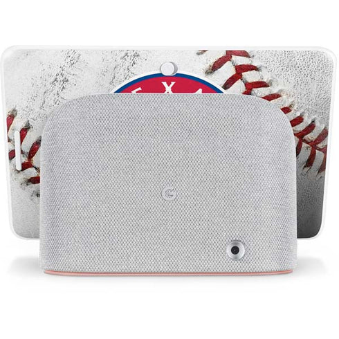 MLB Texas Rangers Game Ball Google Home Hub Skin