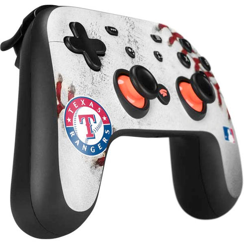 MLB Texas Rangers Game Ball Google Stadia Controller Skin