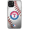 MLB Texas Rangers Game Ball iPhone 11 Pro Clear Case