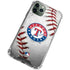 MLB Texas Rangers Game Ball iPhone 11 Pro Max Clear Case