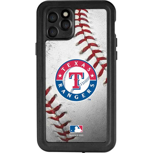 MLB Texas Rangers Game Ball iPhone 11 Pro Waterproof Case