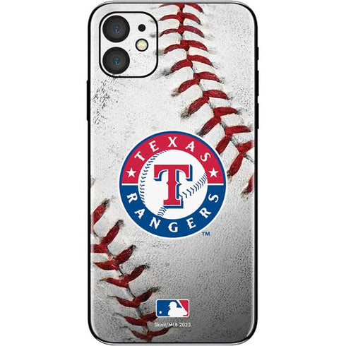 MLB Texas Rangers Game Ball iPhone 11 Skin