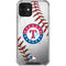 MLB Texas Rangers Game Ball iPhone 12 Clear Case