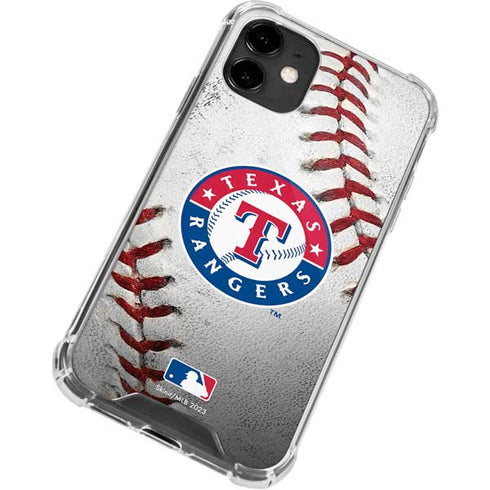 MLB Texas Rangers Game Ball iPhone 12 Mini Clear Case