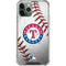 MLB Texas Rangers Game Ball iPhone 12 Pro Clear Case