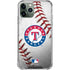 MLB Texas Rangers Game Ball iPhone 12 Pro Max Clear Case