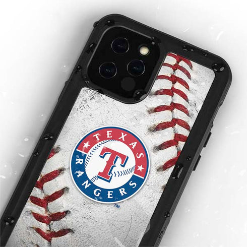 MLB Texas Rangers Game Ball iPhone 12 Pro Waterproof Case