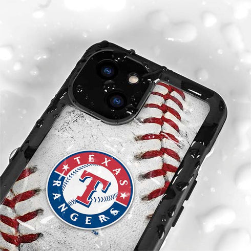 MLB Texas Rangers Game Ball iPhone 13 Mini Waterproof Case