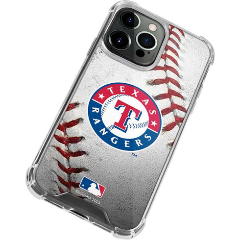 MLB Texas Rangers Game Ball iPhone 13 Pro Max Clear Case