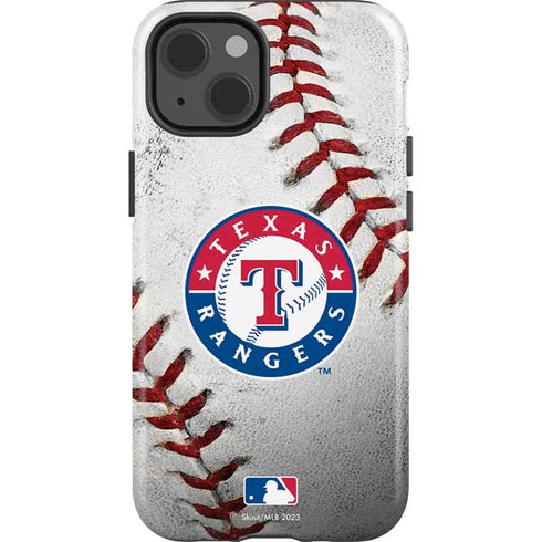 MLB Texas Rangers Game Ball iPhone 15 Impact Case